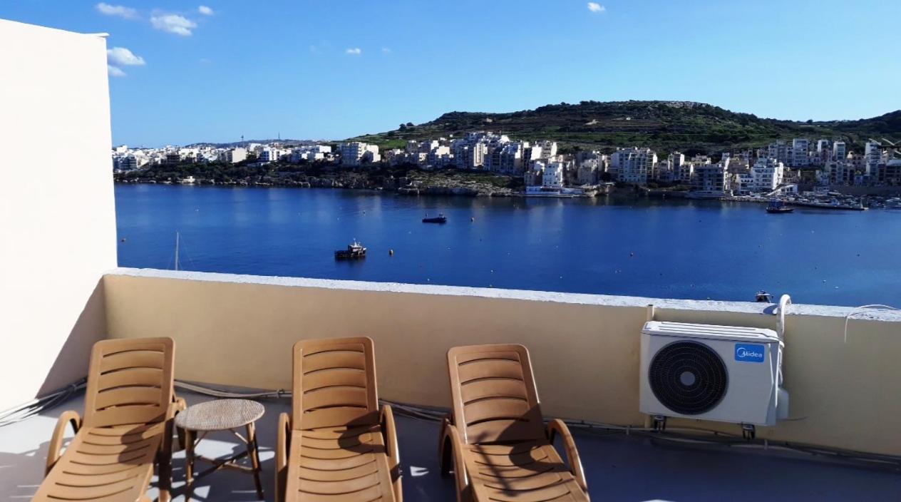 Bayview 2 Bedroom Seaview Apartment With Large Terrace With Panoramic Views - By Getawaysmalta St. Paul's Bay Luaran gambar