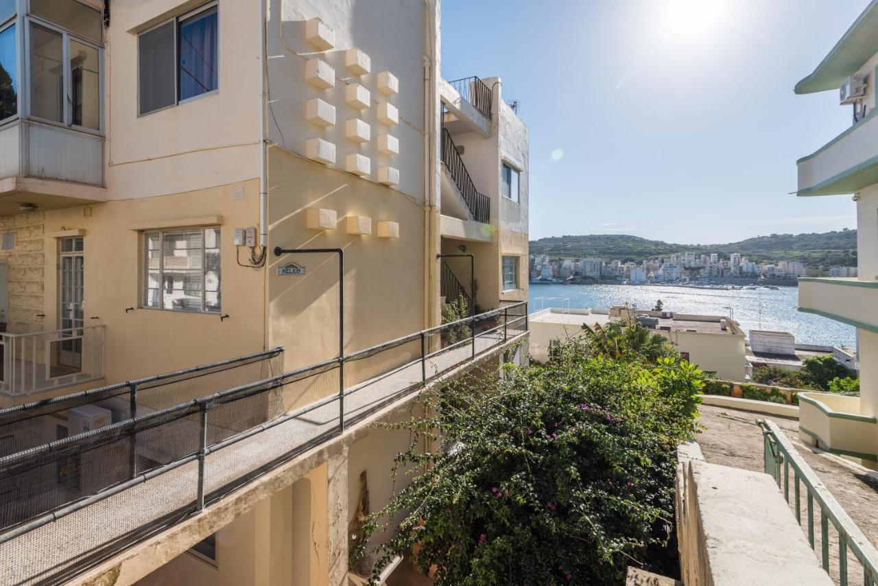 Bayview 2 Bedroom Seaview Apartment With Large Terrace With Panoramic Views - By Getawaysmalta St. Paul's Bay Luaran gambar